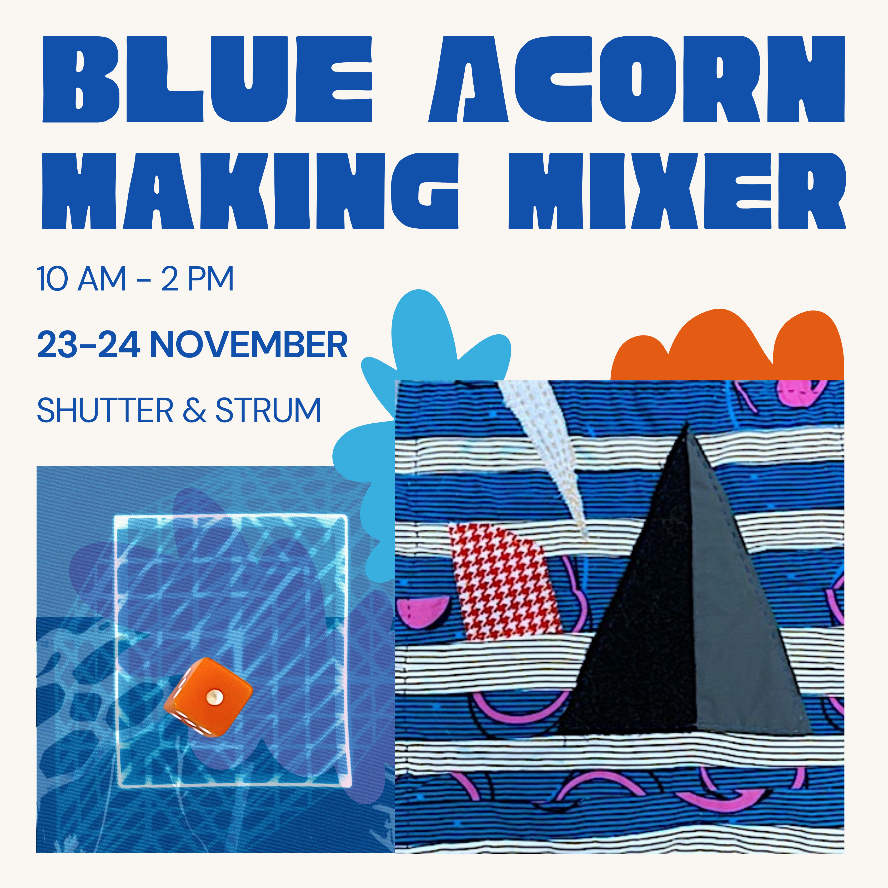 Blue Acorn Weekend Workshop November 23-24, 2024